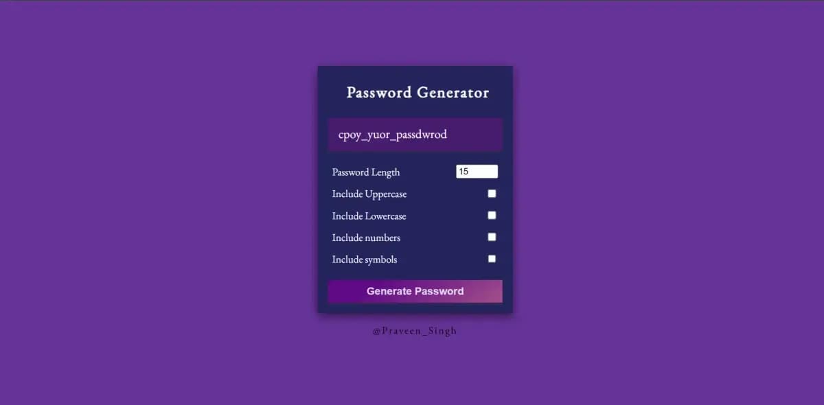 Password-Generator